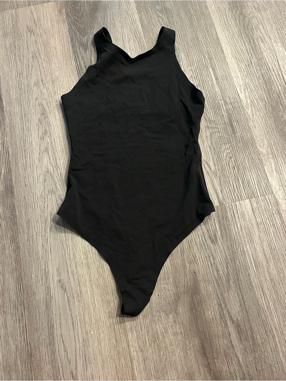 aerie Black One-Piece body suit